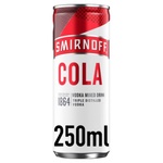 Smirnoff Vodka & Cola Can (250 ml)